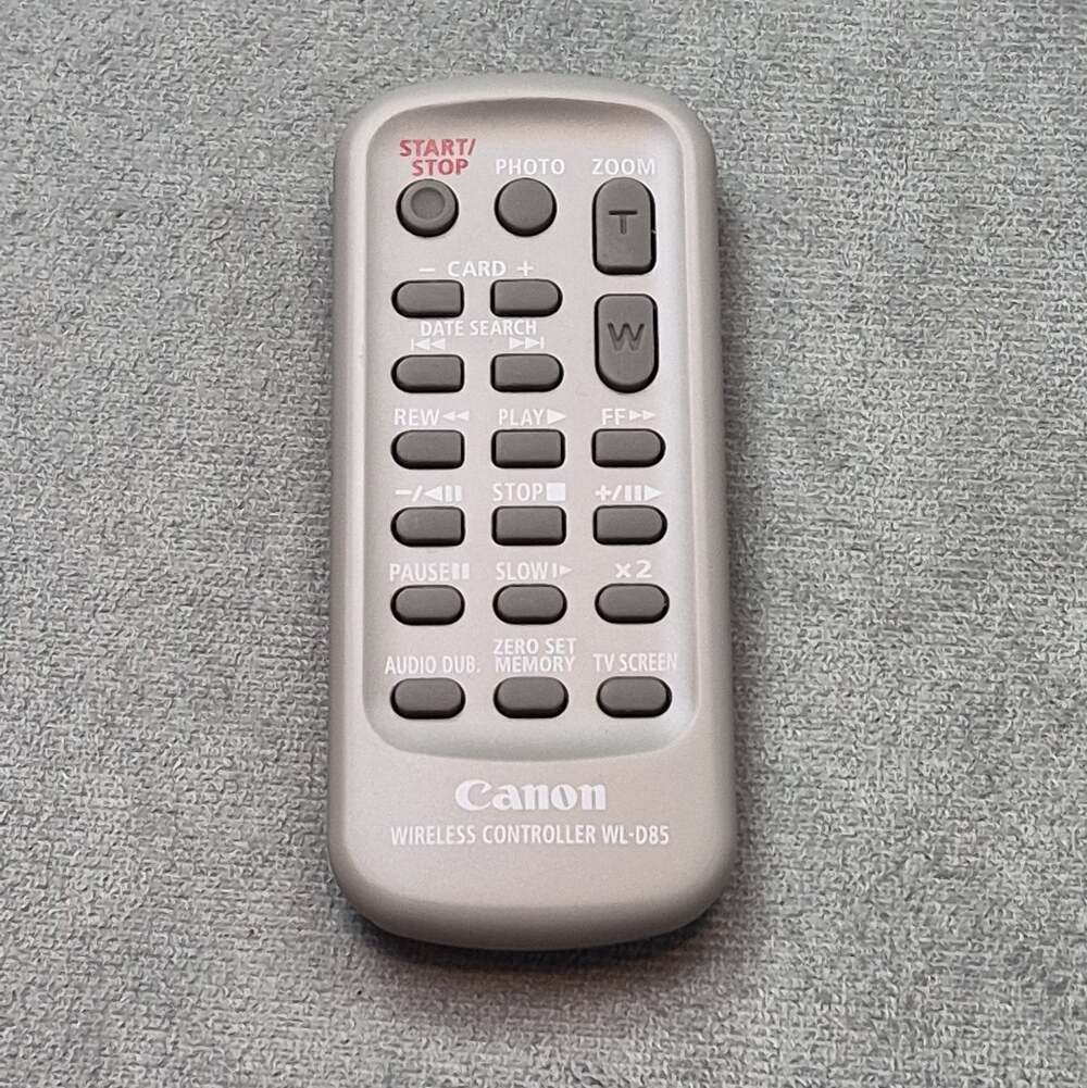 Canon WL-D85 Gray Wireless Handheld Remote Control For Canon DC220 Camcorder